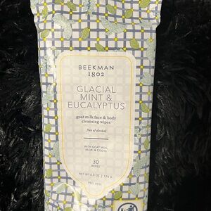Beekman 1802 Glacial Mint & Eucalyptus Face and Body Cleansing Wipes - 30 count